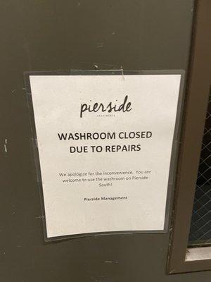 This has been "closed for repairs" for 10 months.