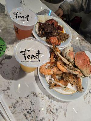 My friend and her love for seafood