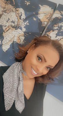 And gray hair pops out fast but the color is Blending it all in quite well!