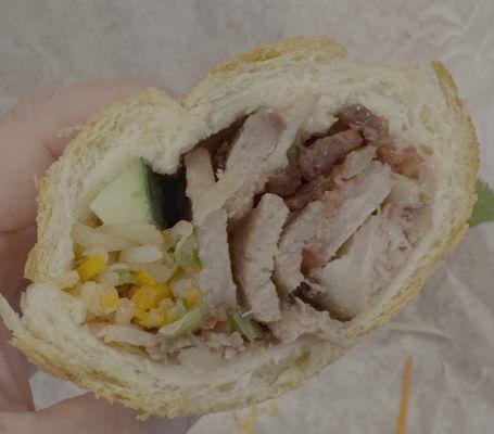 BBQ Pork Bahn Mi, filled decently well.