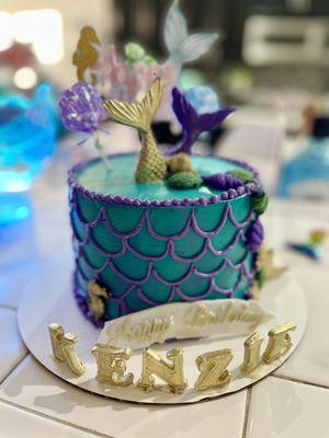 Mermaid cake