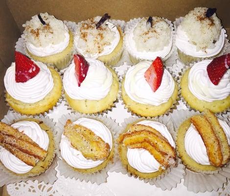 I love their Whip n Top for my 3 Leches, Churro and Areoz con Leche cupcakes . It's perfect for them . Great flavor .