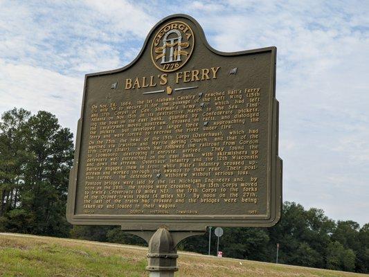 Balls Ferry Historical Markers