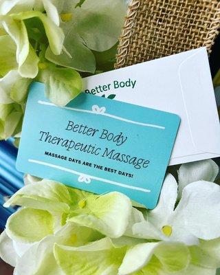 Gift cards available!