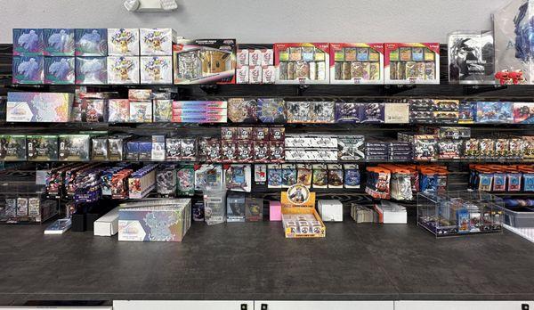 Huge selection of Pokemon, One Piece, Magic the Gathering and other popular TCG's