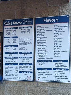 Katie's Korner Ice Cream