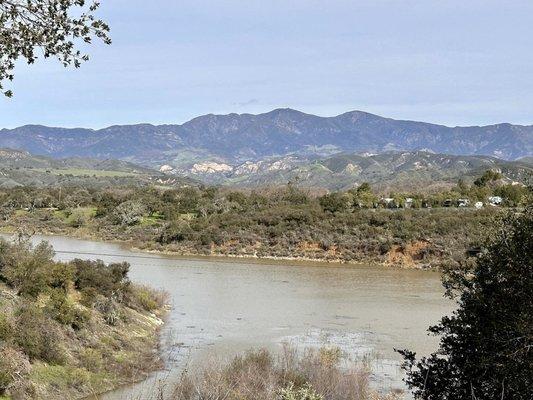 You must cross over this bridge to visit Lake Cachuma