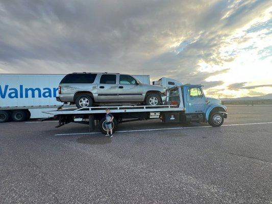 Stuck on the side of the interstate for 5 hours