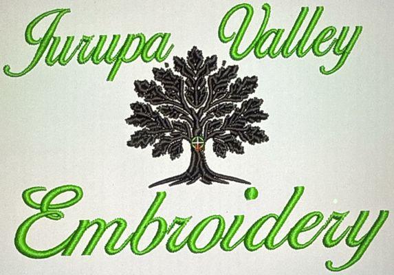 Jurupa Valley Embroidery Embroidered logo