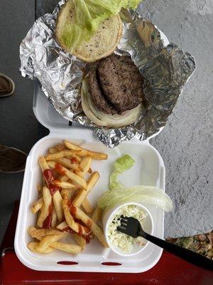 "Big double burger".  aka GARBAGE