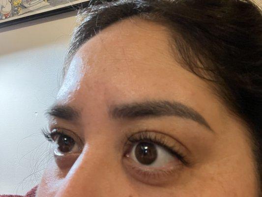 My lashes curled perfectly, very pleased with the results.