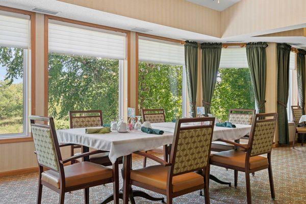 Interior dining area