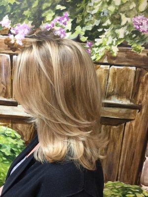 Balayage and babylites are a specialty