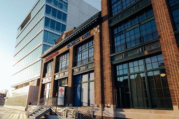 Our office is located inside of the Wonder Bread factory.