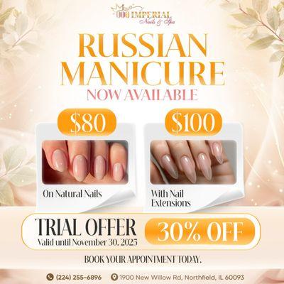 INTRODUCING THE RUSSIAN MANICURE -- THE ART OF PRECISION CARE