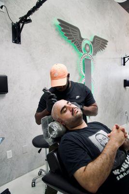 Recent pictures from the event for the Salvation Army Scalp micro pigmentation SMP