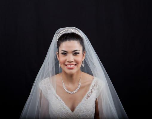 Lisseth did my hair and makeup for my wedding photoshoot! I loved it!