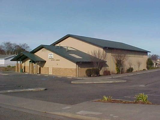 The Mckinleville Activity Center becomes our gathering place on Sundays at 10:00 AM