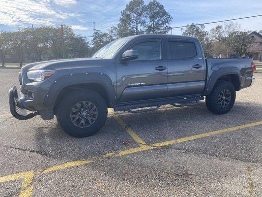 New tires on the taco!