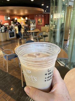 Lavender Latte is great! My favorite coffee place on campus