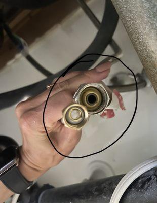 Both pipes are smaller than my kitchen pipe