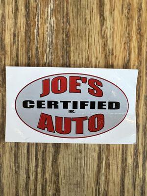 Joe's Certified Auto Svce