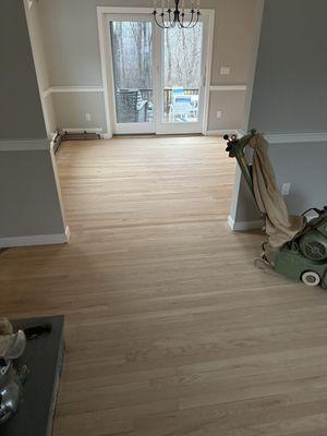 These floors were a mess and now they look brand new