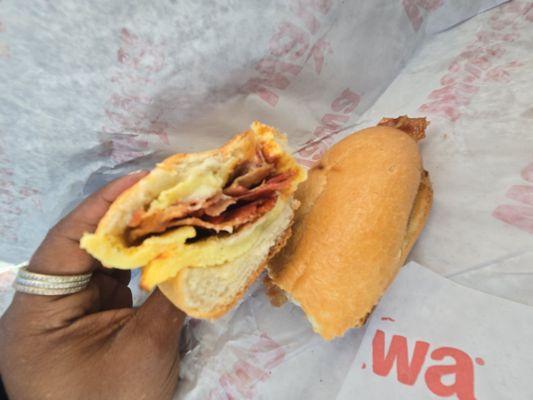 Breakfast Hoagie, B-E-C, Extra B