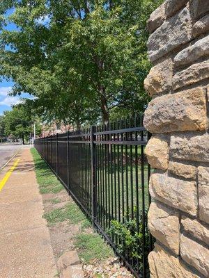 6' steel security fence