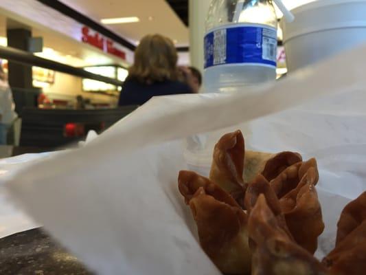 Cream Cheese Wantons: A Bit sweet for my taste buds but fried well.