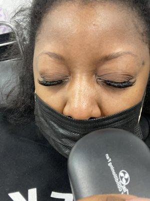 Hybrid lashes with Limari