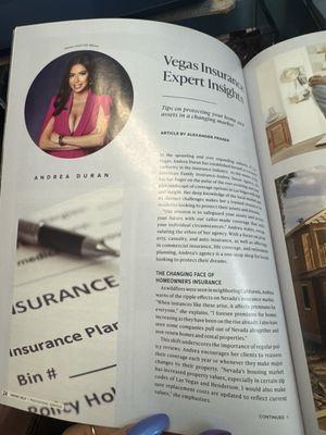 Article about insurance in the Las Vegas market.