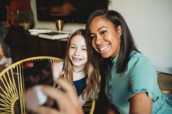 MTT tutor Meizona with her middle schooler!