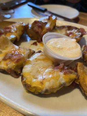 Loaded potato skins