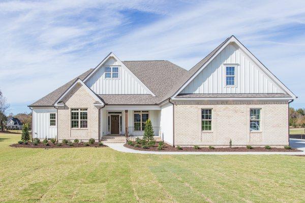 The Marcellus exterior view. This is a Custom Home we built.