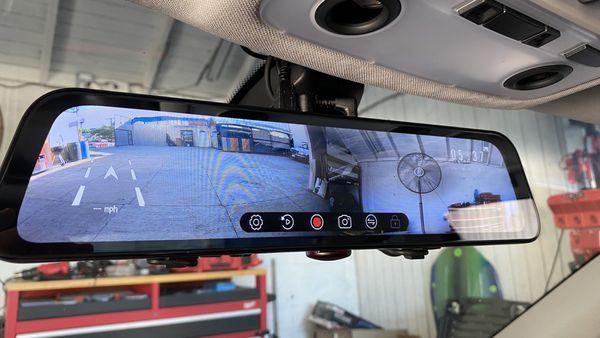 Wolfbox 12" 4k Mirror Dash Cam Backup Camera