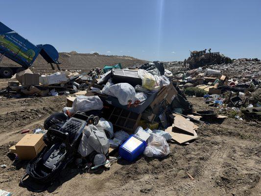 A load of trash we hauled away.