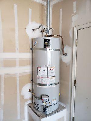 After NEW water heater installed