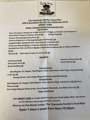 The Yzquierdo Family's Food Mart