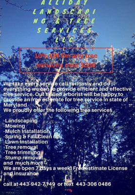 Alliday Landscaping & tree Services