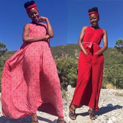 Bought the fabric for this reversible dress from FAB Fabric in Riverside, CA! Love it! Thanks!