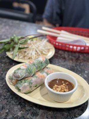 Shrimp & Pork Spring Rolls