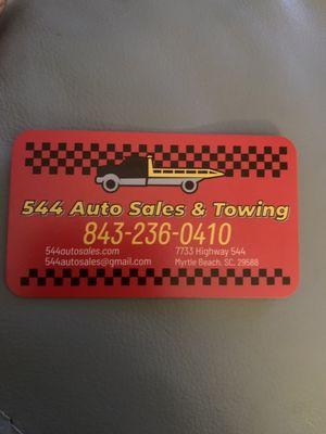 544 Auto Sales & Towing