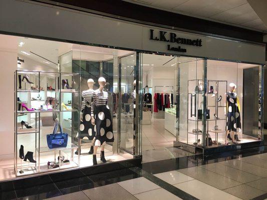 L.K. Bennett storefront at Time Warner Center in Columbus Circle