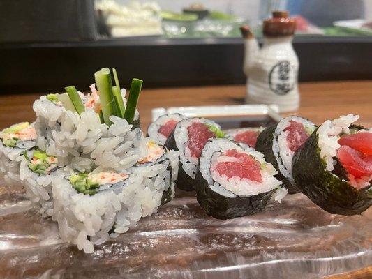 Tina roll and California roll