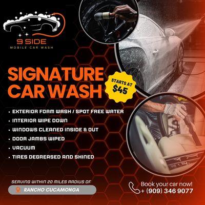 9 Side Mobile Car Wash