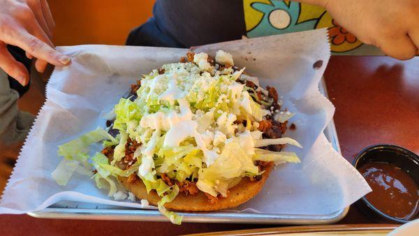 Grande Sopes con Cherizo.