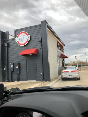 The drive up