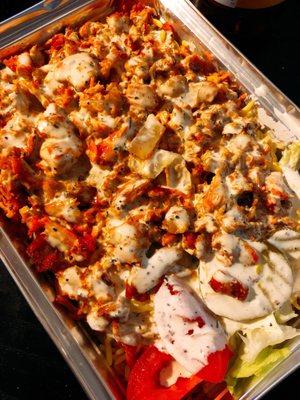 Chicken over Rice Platter