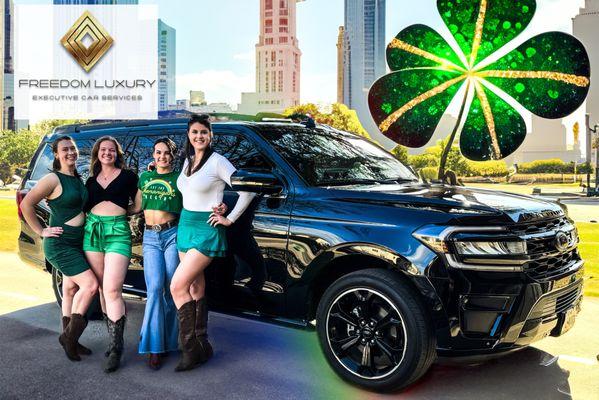 St. Patrick's Day Group Transportation